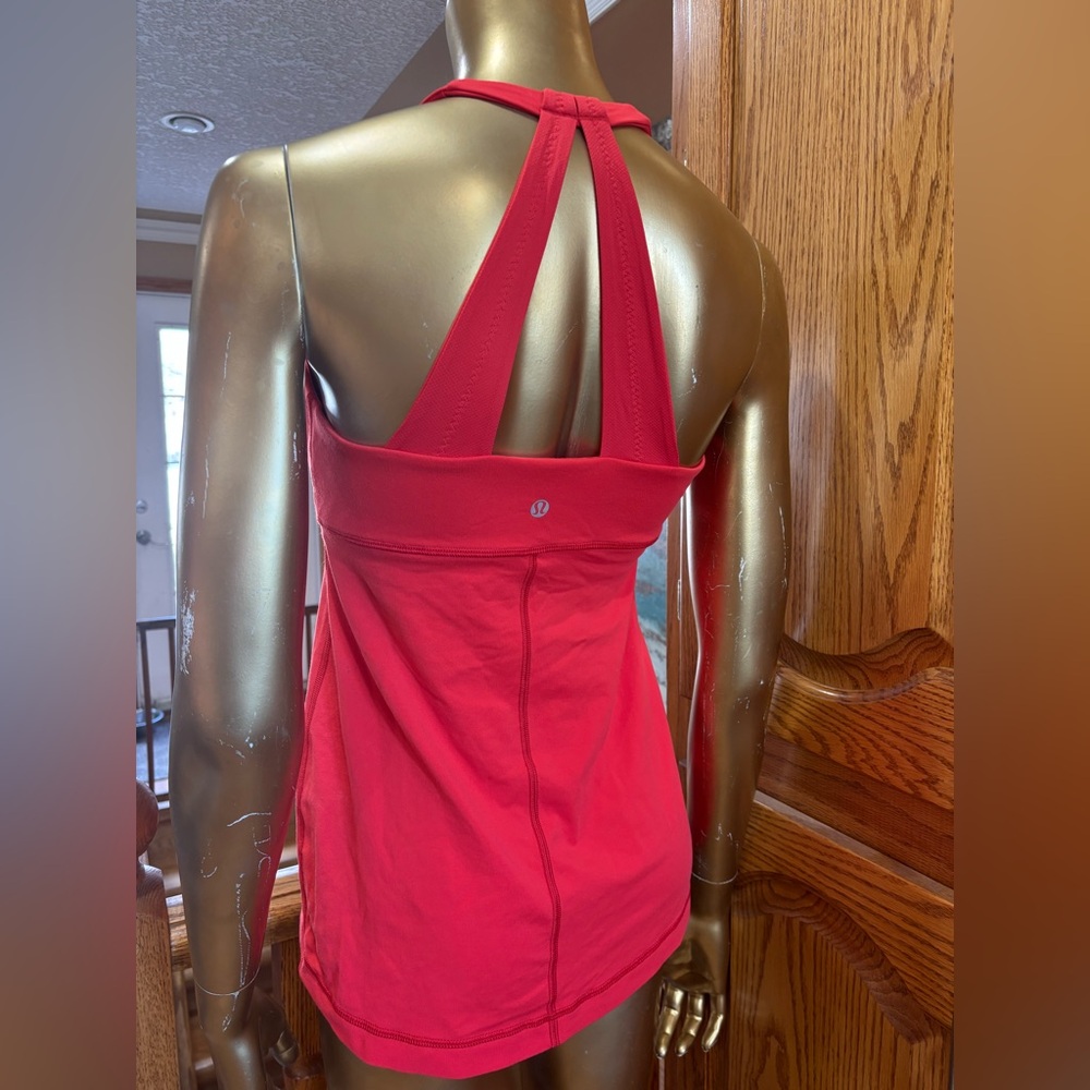 Lululemon Athletica Red Tank Top